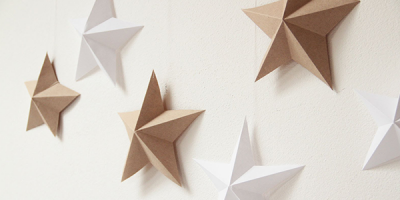Ako vyrobiť papierové vianočné hviezdy